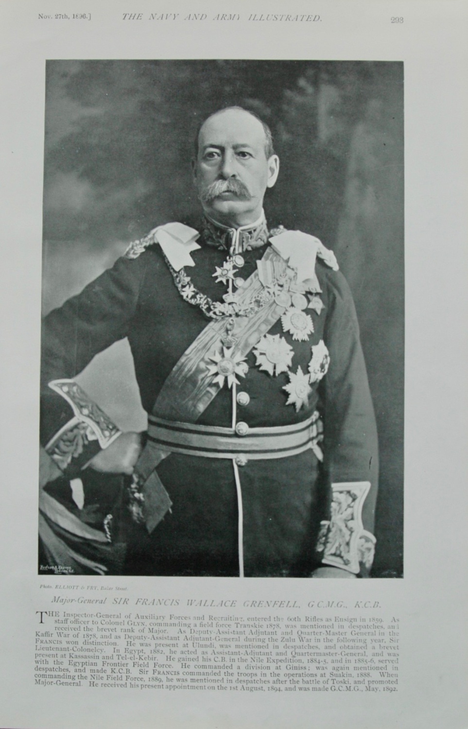 Sir Francis Wallace Grenfell 1896