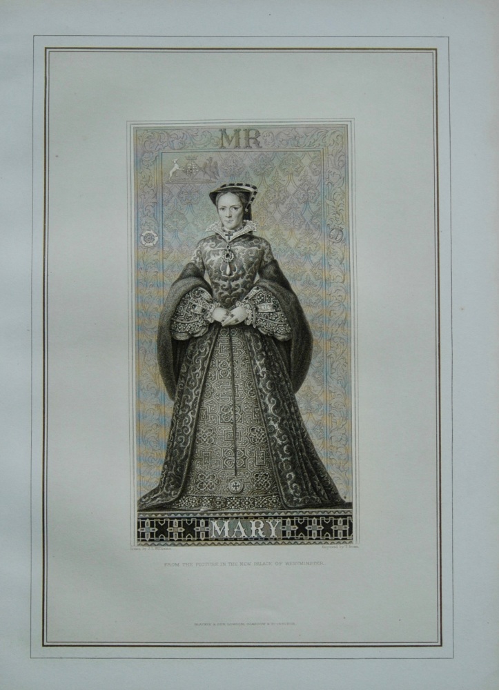 Mary.  From the picture in the New Palace of Westminster.  1878.