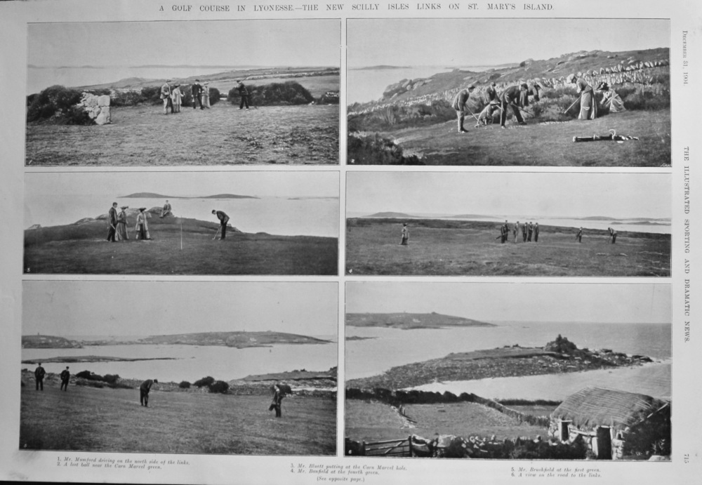 A Golf Course in Lyoneese.- The New Scilly Isles Links on St. Mary's Island
