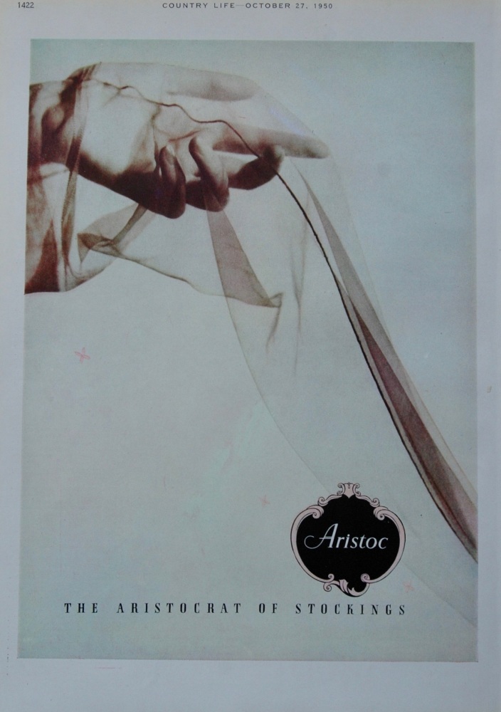 Full page Colour Advert for "Aristoc"