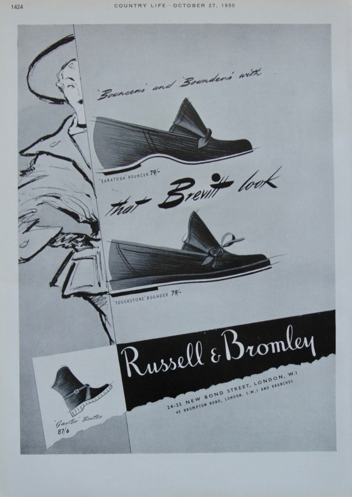 Russell & Bromley Advert