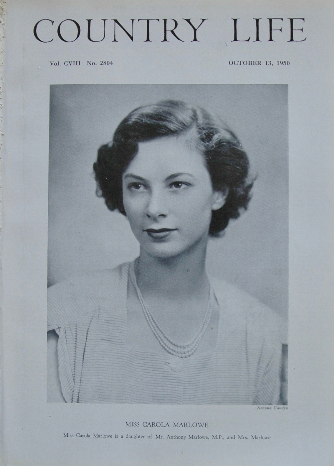 Country Life - October 13, 1950