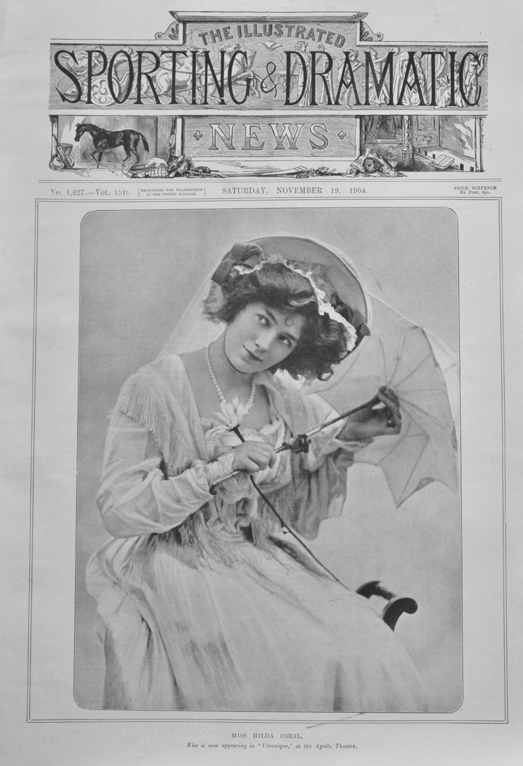 Illustrated Sporting and Dramatic News,  November 19th, 1904.
