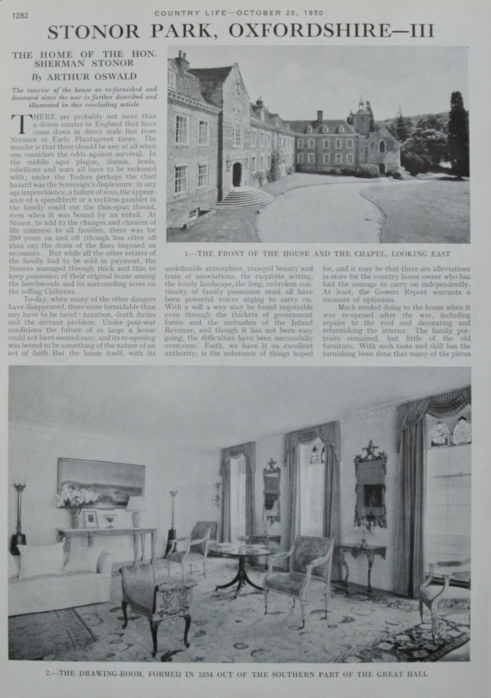 Stonor Park, Oxfordshire - Part III