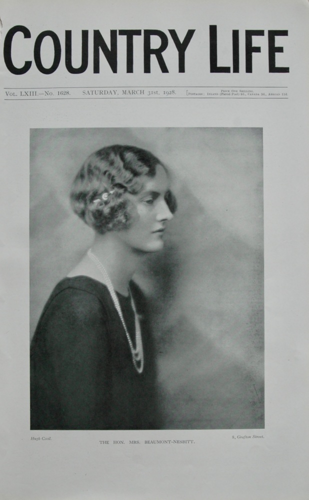 The Hon Mrs Beaumont-Nesbitt. 1928.