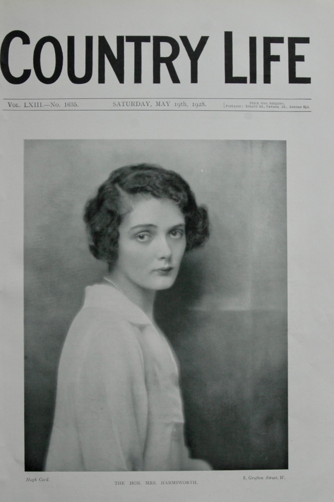 The Hon. Mrs Harmsworth. 1928.