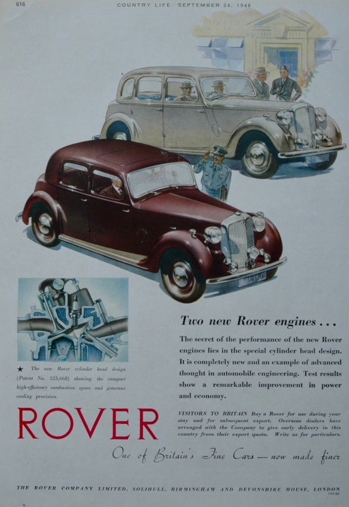 Rover Cars Advert