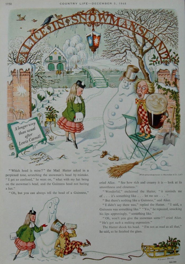 Guinness Advert, 1948