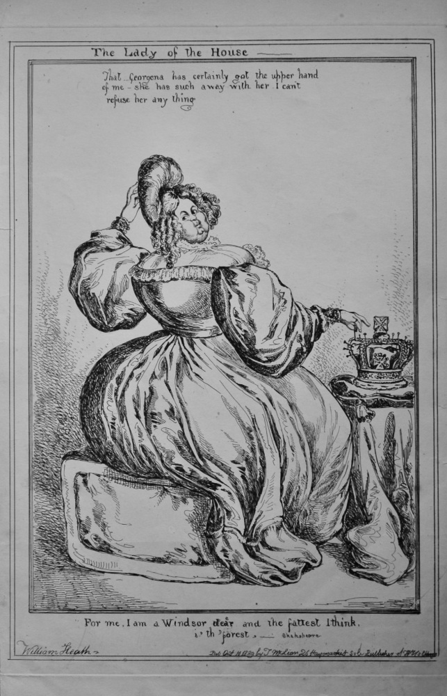 The Lady of the House. 1838c.