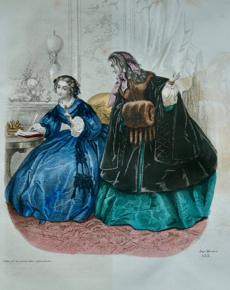 Fashion Plate. 1858.