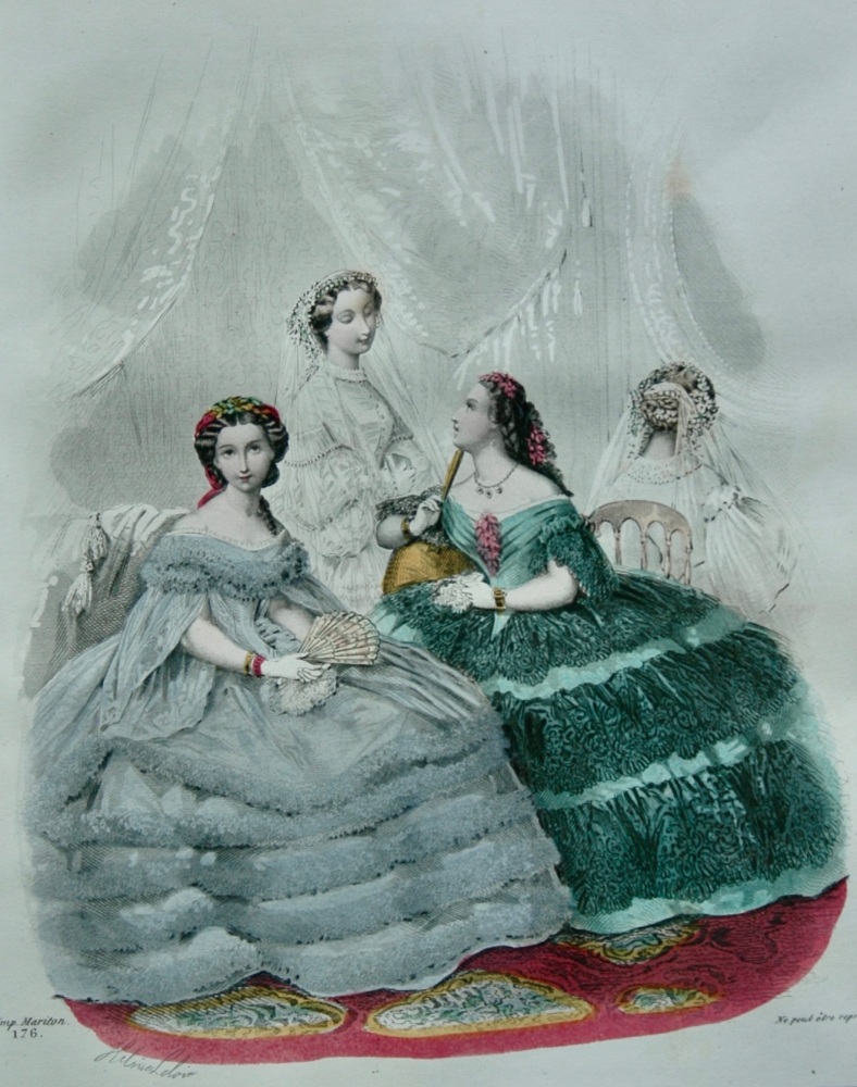 Fashion Plate.  1858.