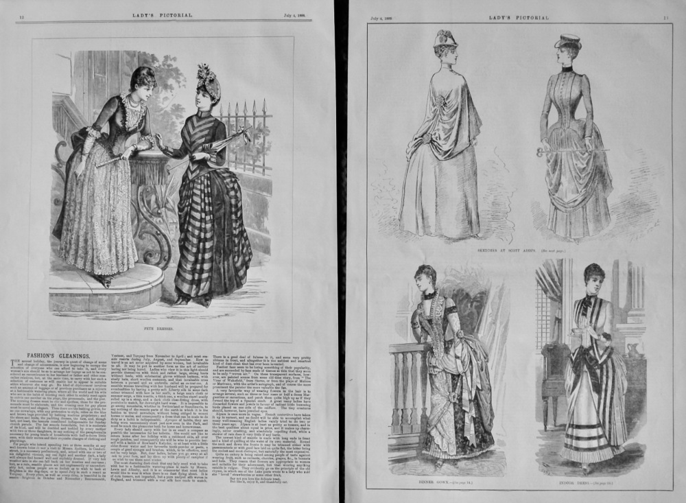 Fashion's Gleanings. 1885.