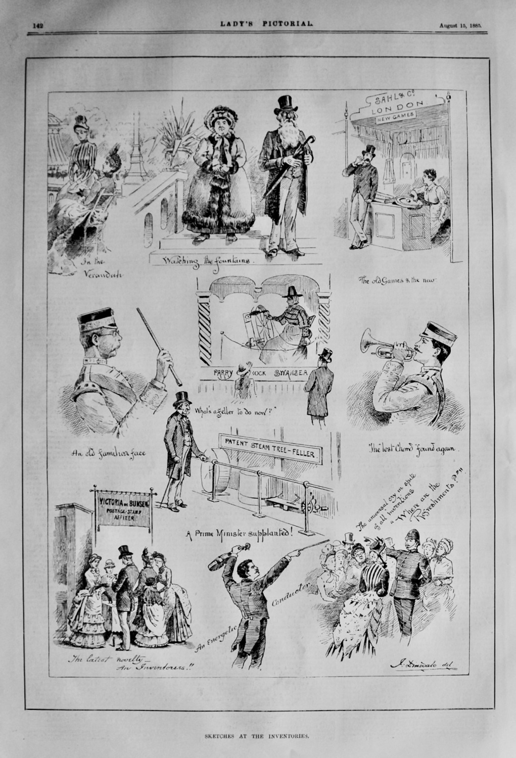 Sketches at the Inventories.  1885.