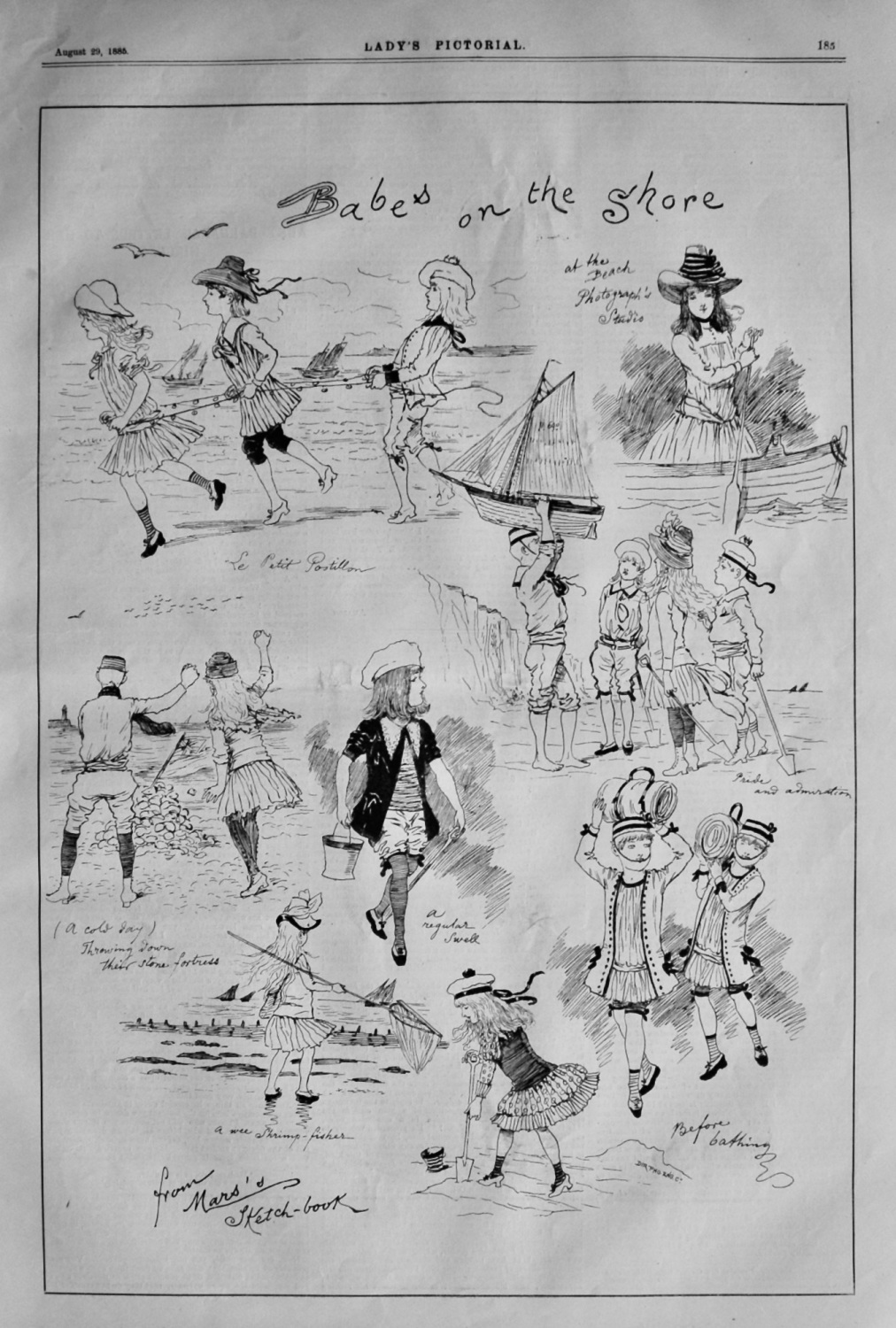 Babes on the Shore.  1885.