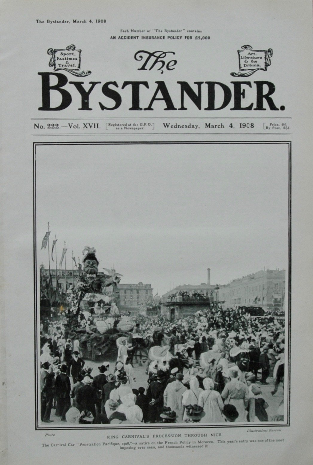 The Bystander Title Page