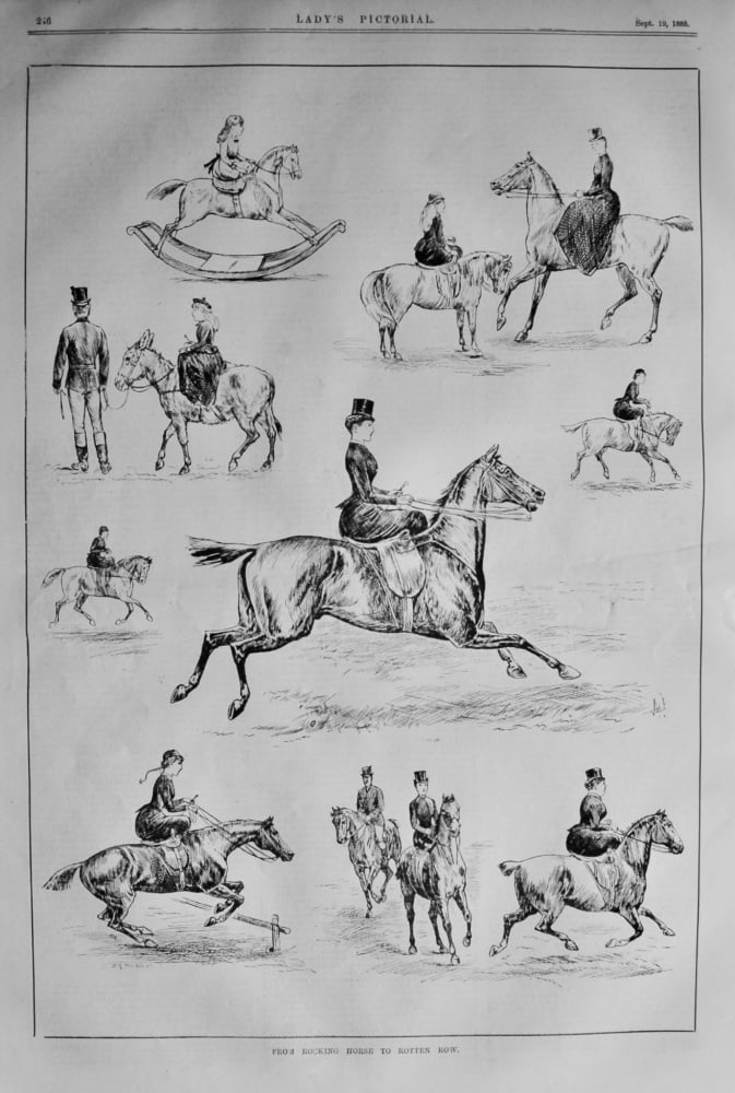 From Rocking Horse to Rotten Row.  1885.