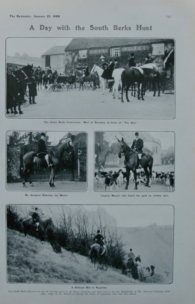 A Day with the South Berks Hunt.  1908.