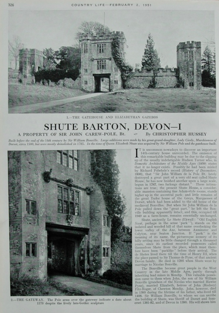 Shute Barton, Devon - Part 1