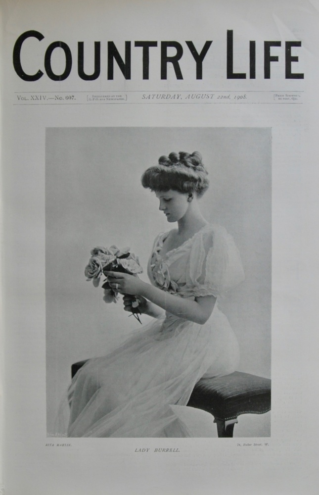 Lady Burrell.  (Front Page) 1908.