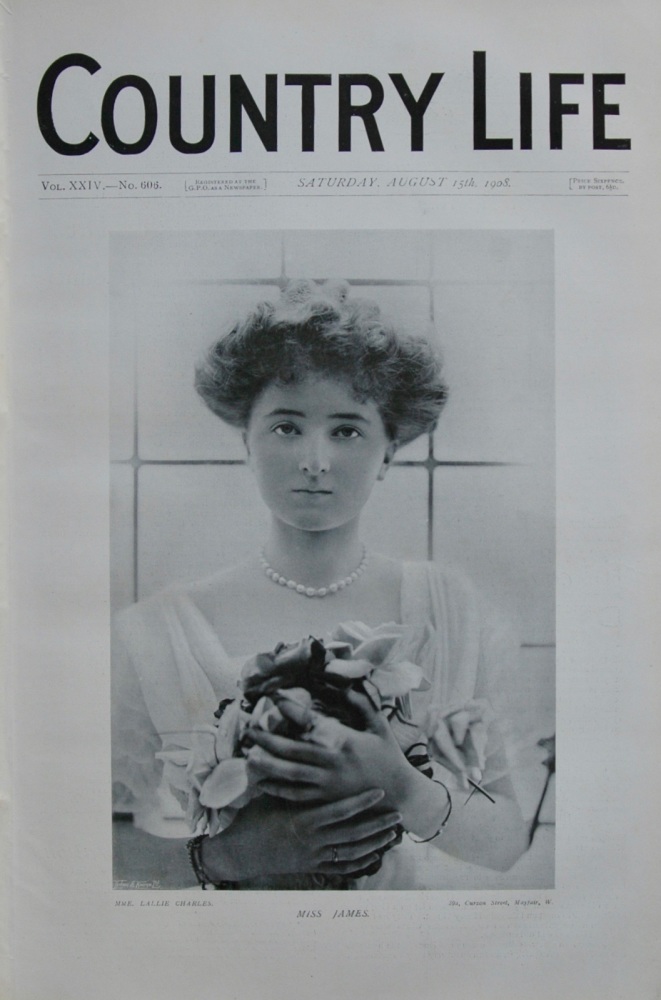 Miss James. (Front Page)  1908.