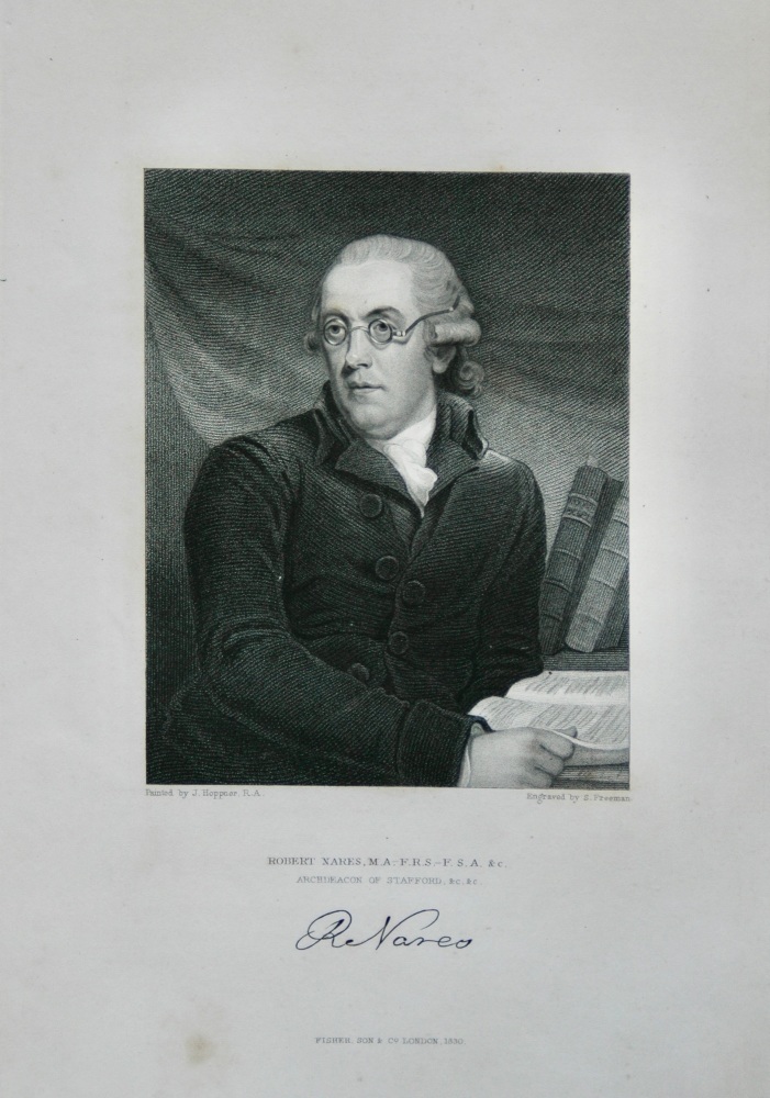 Robert Nares, M.A.-F.R.S.-F.S.A. &c.  Archdeacon of Stafford.  1831.