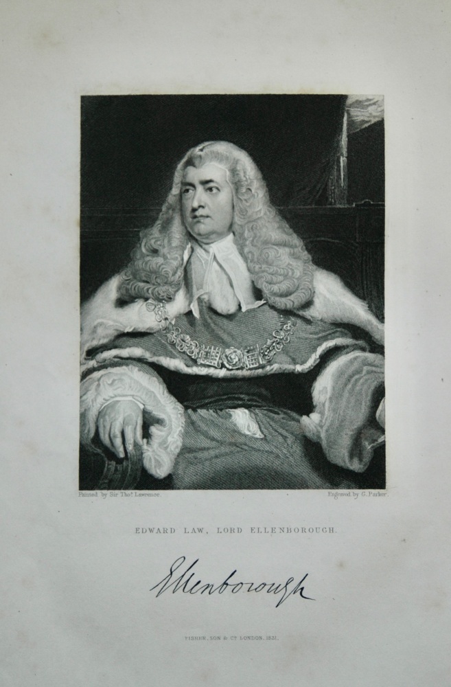 Edward Law, Lord Ellenborough.  1831.
