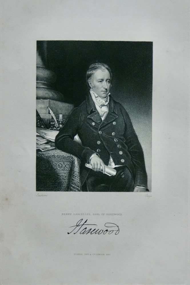 Henry Lascelles, Earl of Harewood.  1831.