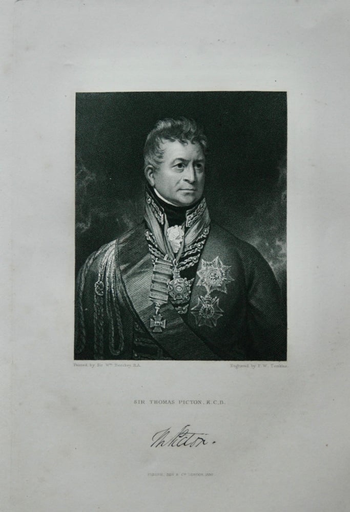 Sir Thomas Picton. K.C.B.  1831.