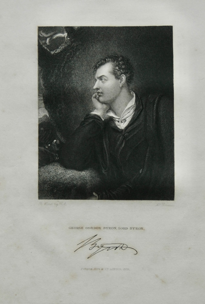 George Gordon Byron, Lord Byron.  1830.