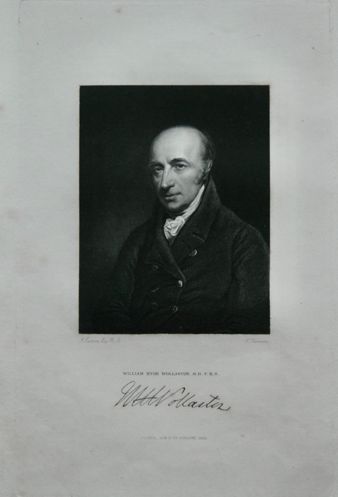 William Hyde Wollaston, M.D.  F.R.S. 