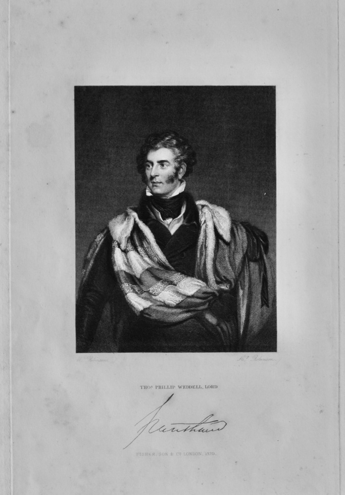 Thomas Phillip Weddell Robinson, Lord Grantham.  1830.