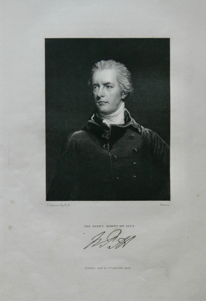 The Right Hon. William Pitt.  1830.