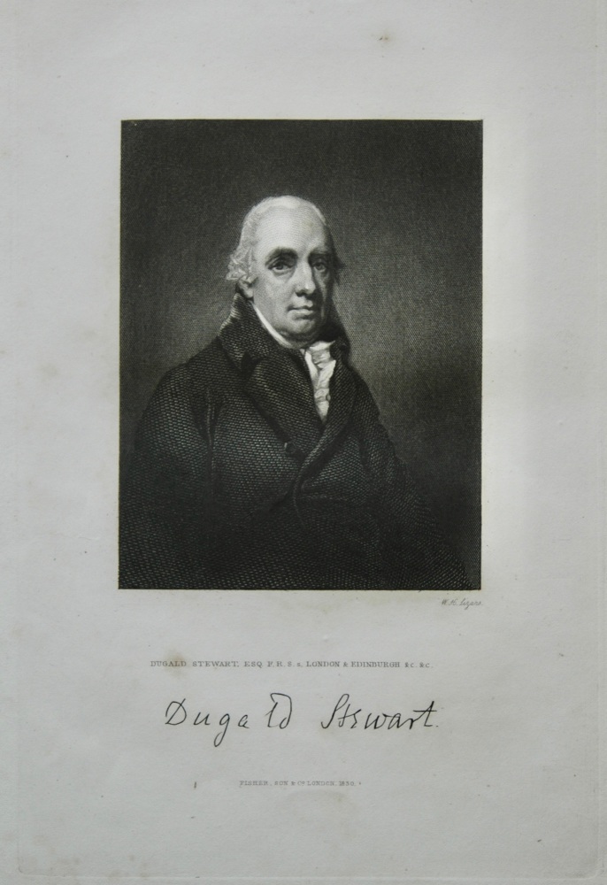 Dugald Stewart, Esq. F.R.S.s  London & Edinburgh &c.  1830.