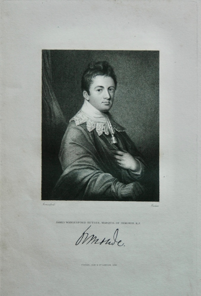 James Wandesford Butler, Marquis of Ormonde, K.P.  1830.