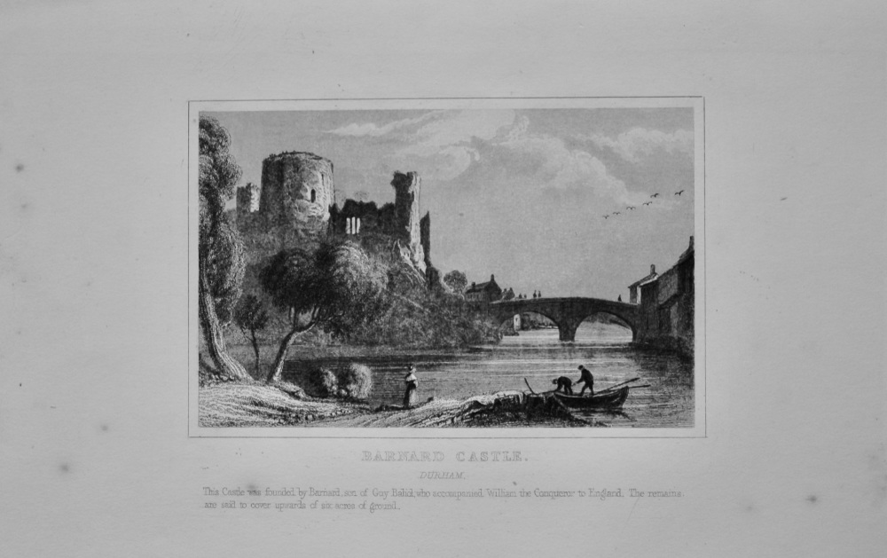 Barnard Castle. Durham.  1845.