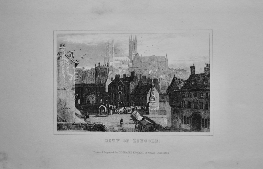 City of Lincoln.  1845.