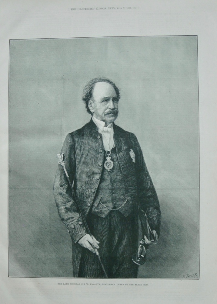 General Sir W Knollys, Gentleman Usher of the Black Rod.