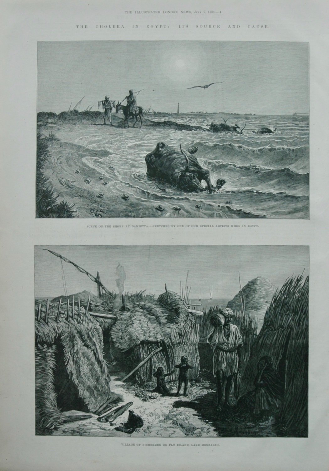 The Cholera in Egypt - 1883