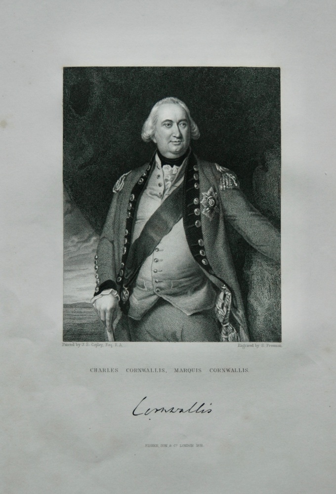 Charles Cornwallis, Marquis Cornwallis.  1832.