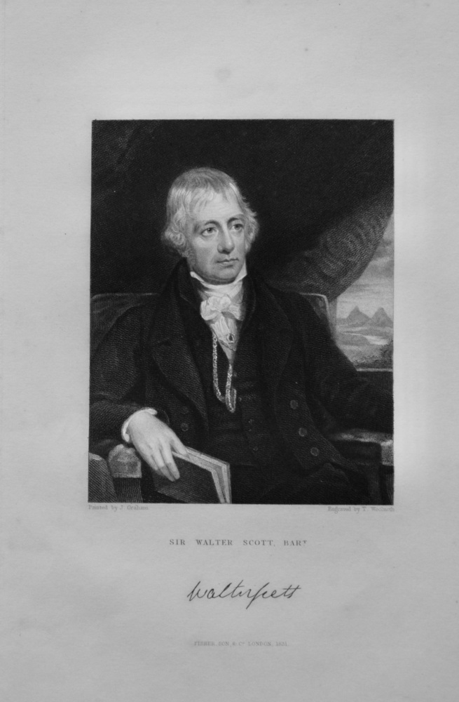 Sir Walter Scott, Bart.  1832.