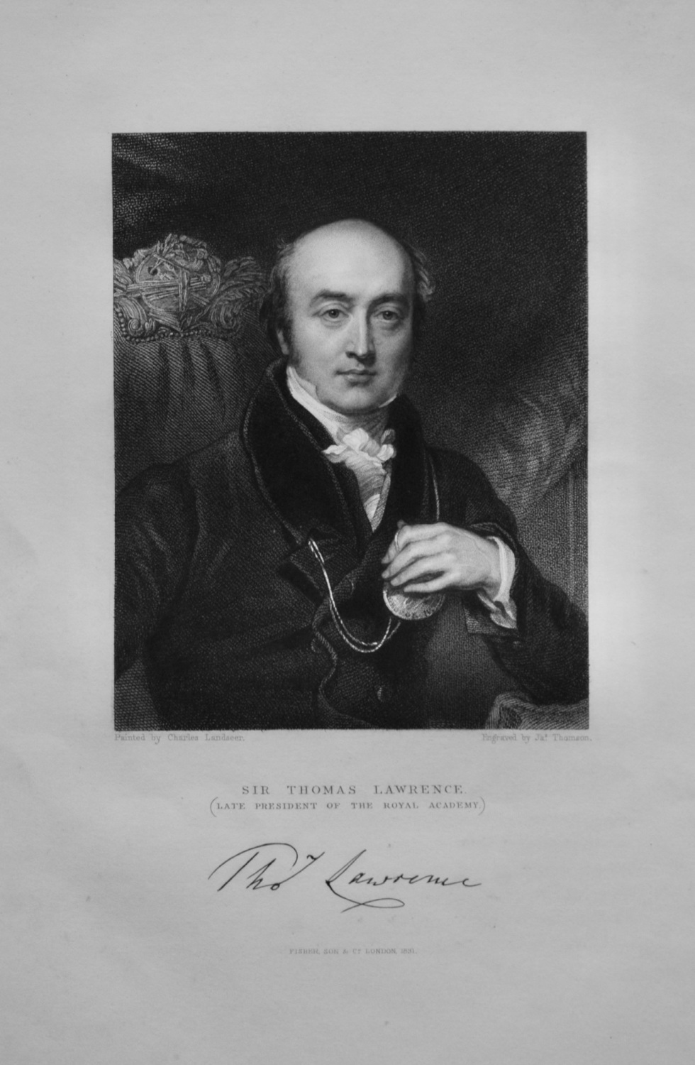 Sir Thomas Lawrence. (Late President of the Royal Academy.)  1832.