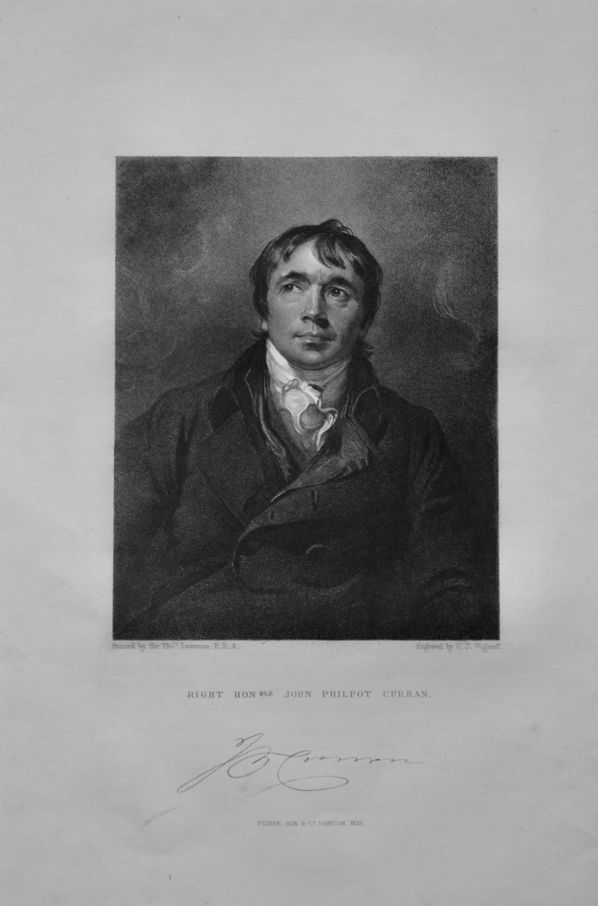 Right Hon. John Philpot Curran.  1832.