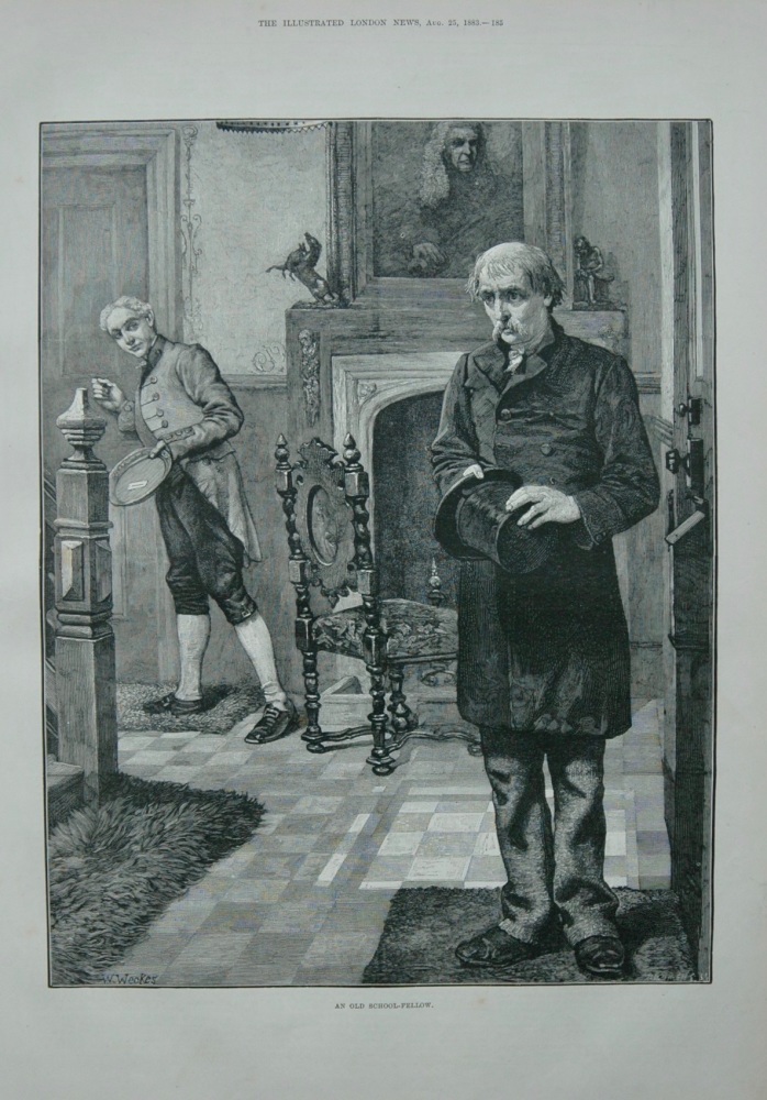 "An Old School Fellow" 1883