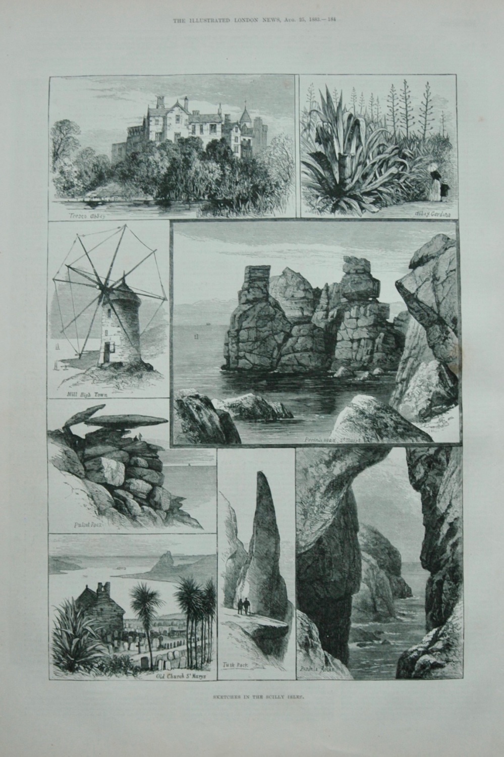 Sketches in the Scilly Isles - 1883