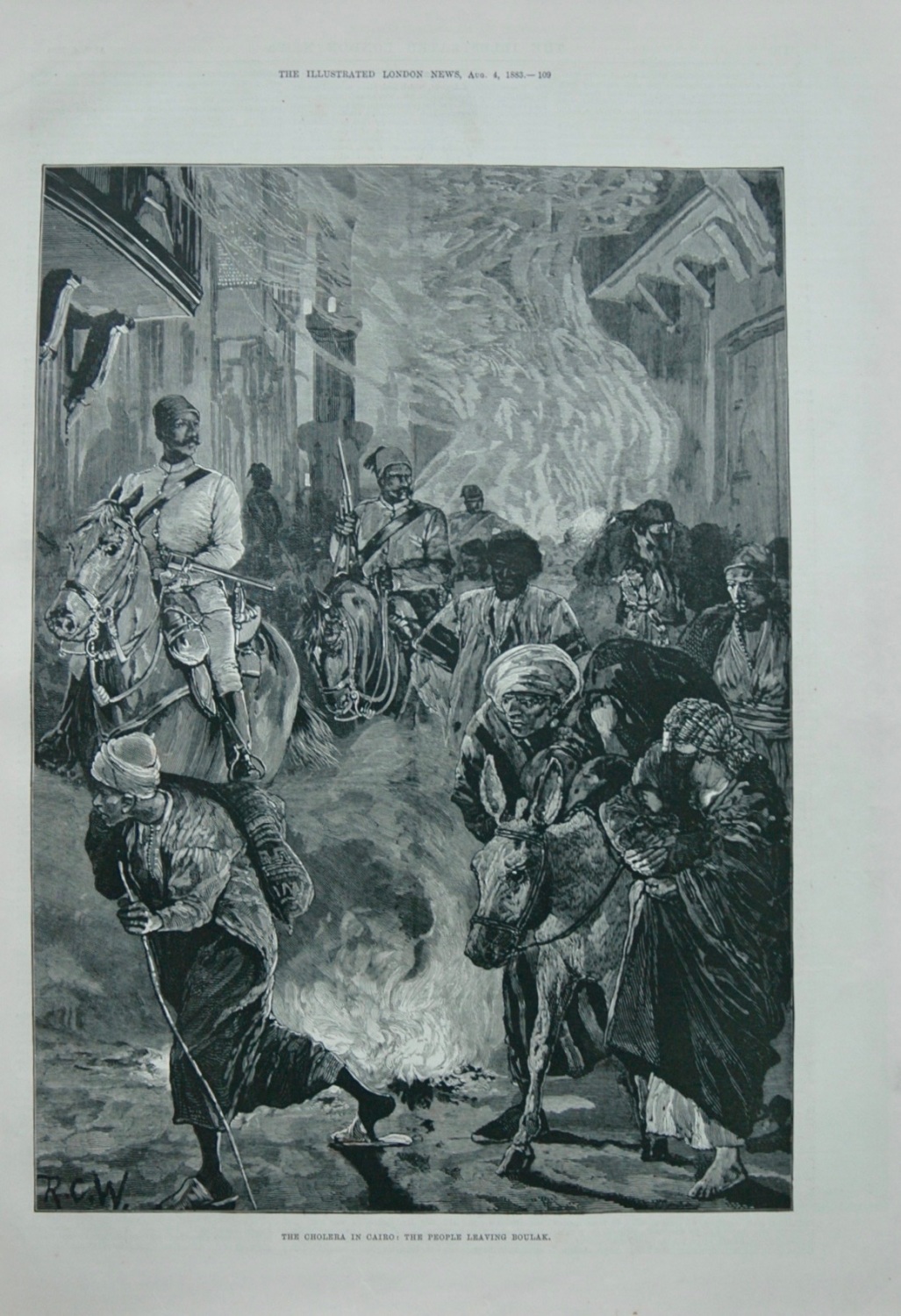 The Cholera in Cairo - 1883