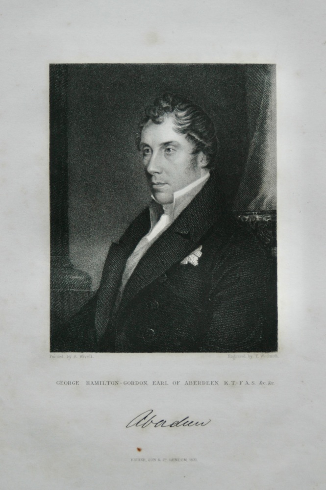 George Hamilton-Gordon, Earl of Aberdeen.  K.T.  1832.