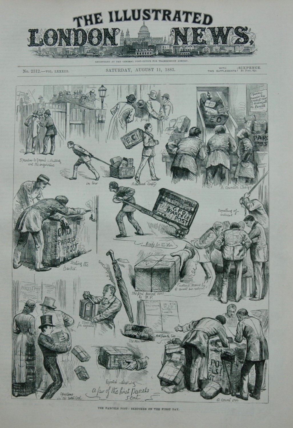 The Parcels Post - 1883