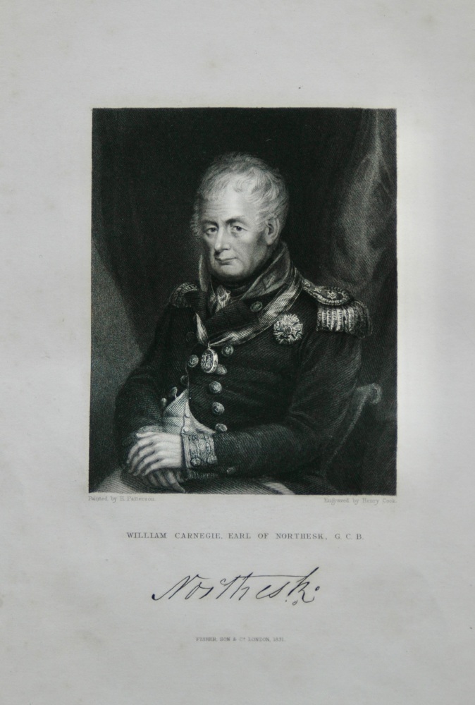 William Carnegie. Earl of Northesk,  G.C.B.  1832.