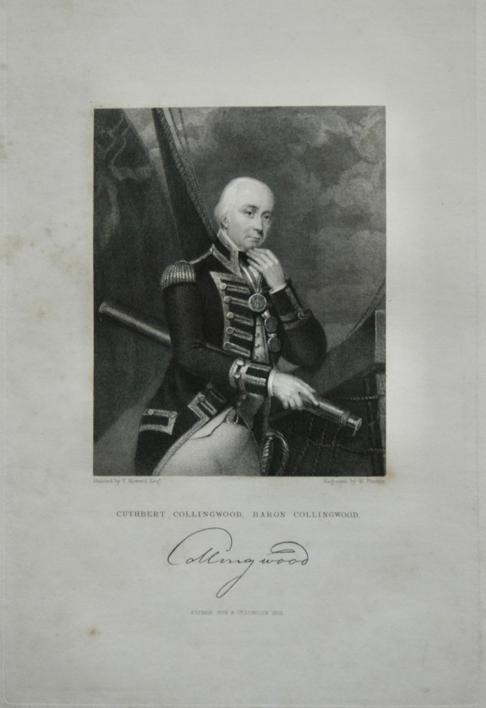 Cuthbert Collingwood, Baron Collingwood.  1832.