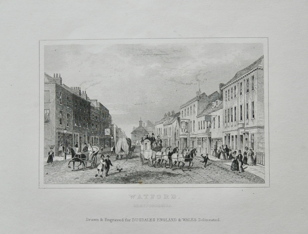 Watford. Hertfordshire.  1845.  